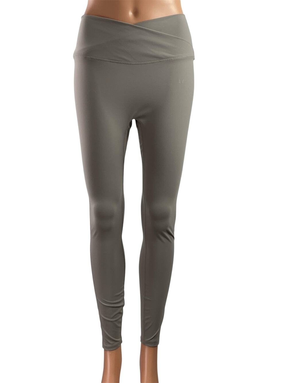 NEW MP Tempo Womens Gray Mid Rise Skinny Activewear Workout Leggings Pants Sz M